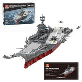 Mocsage 1/350 UCS USS Enterprise CVN-65 Nuclear-powered Aircraft Carrier Military Model Building Blocks Set (4941PCS)
